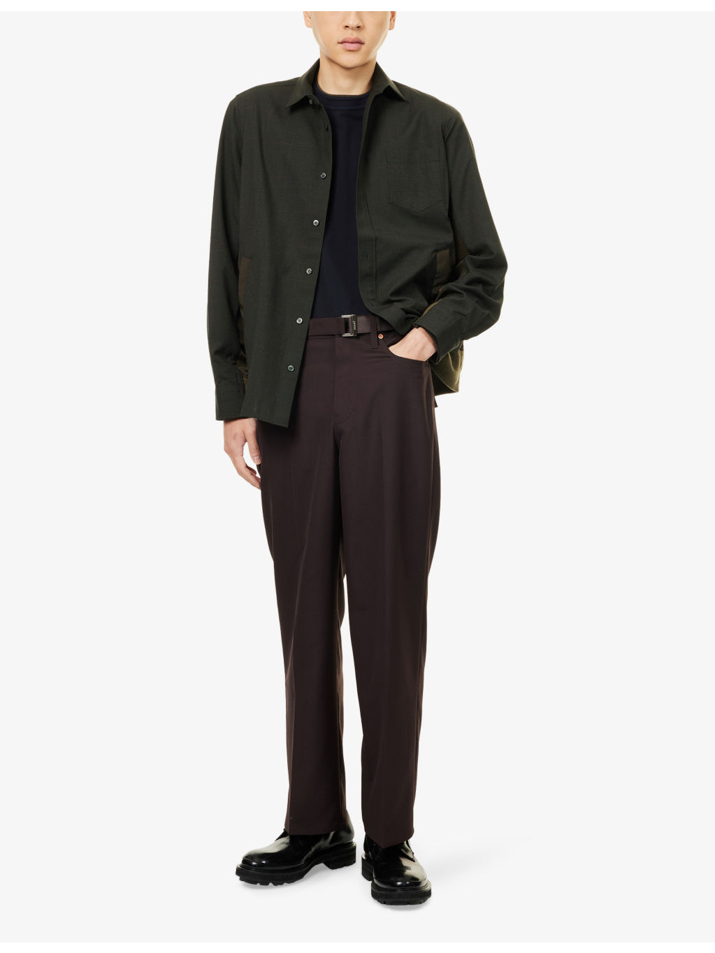 Rip Stop Straight-leg Cotton-Blend Cargo Trousers - 2