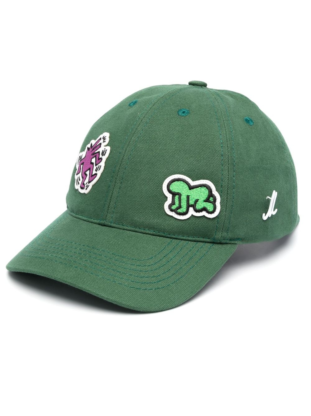 x Keith Haring patch cotton cap - 1