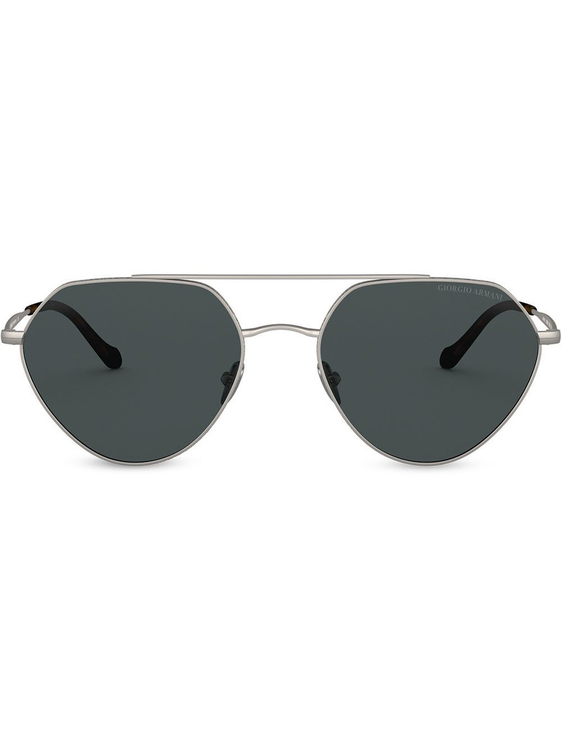 geometric pilot sunglasses 1