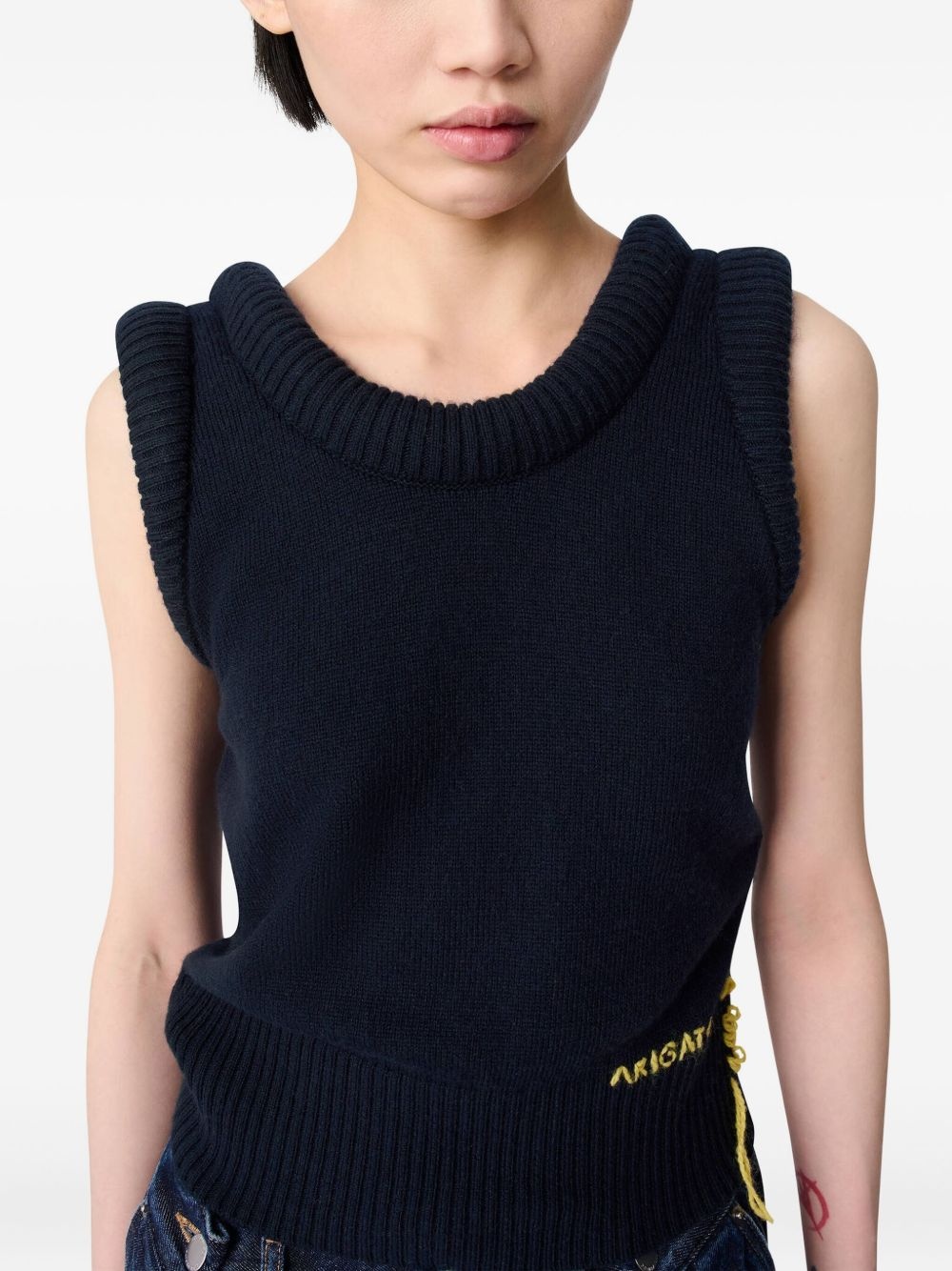 Marla knit sleeveless vest - 5