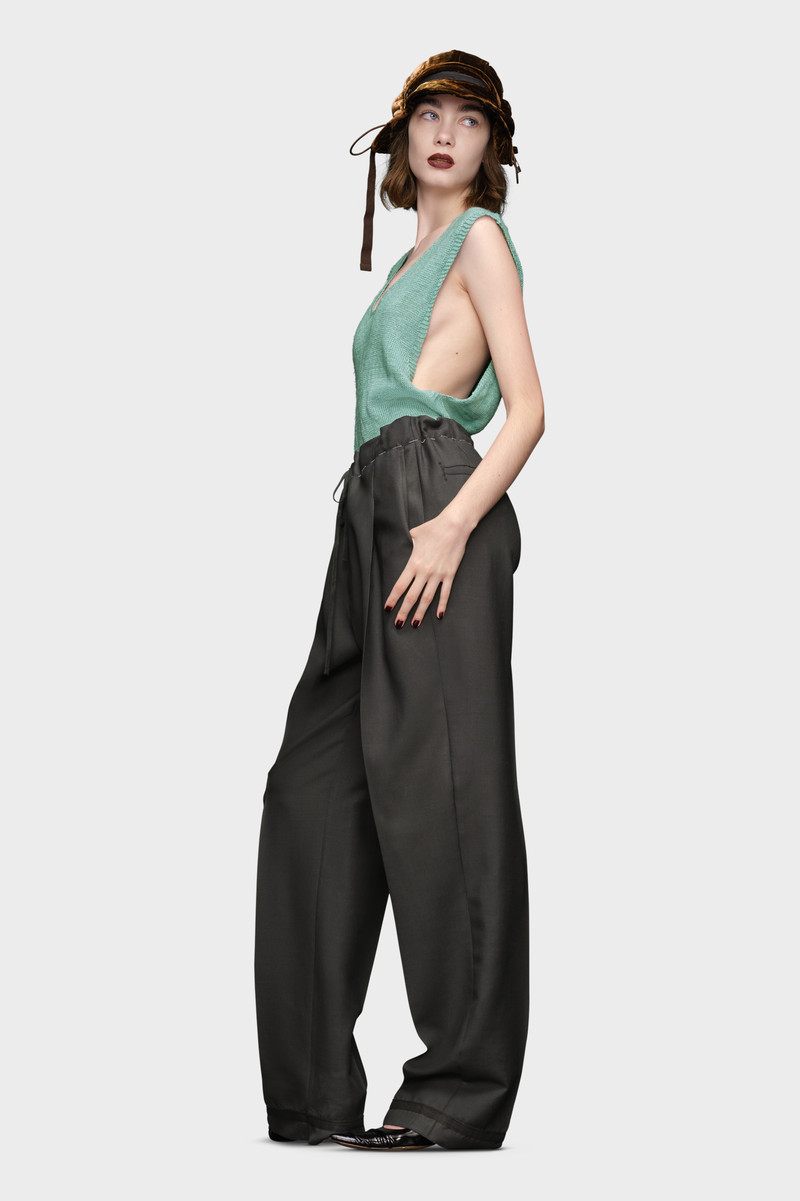 Gardening hemp knit vest 3