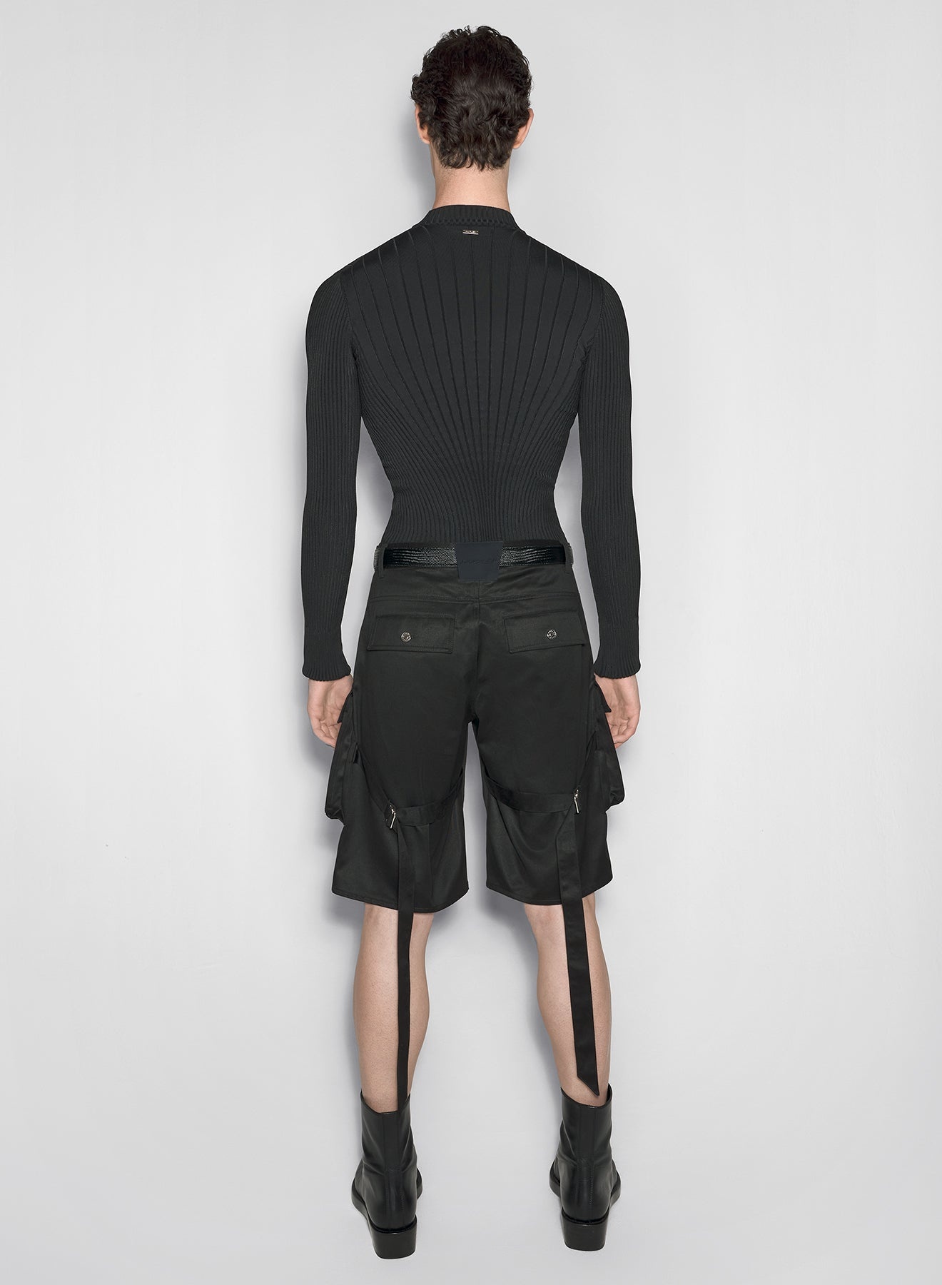black cargo shorts - 6