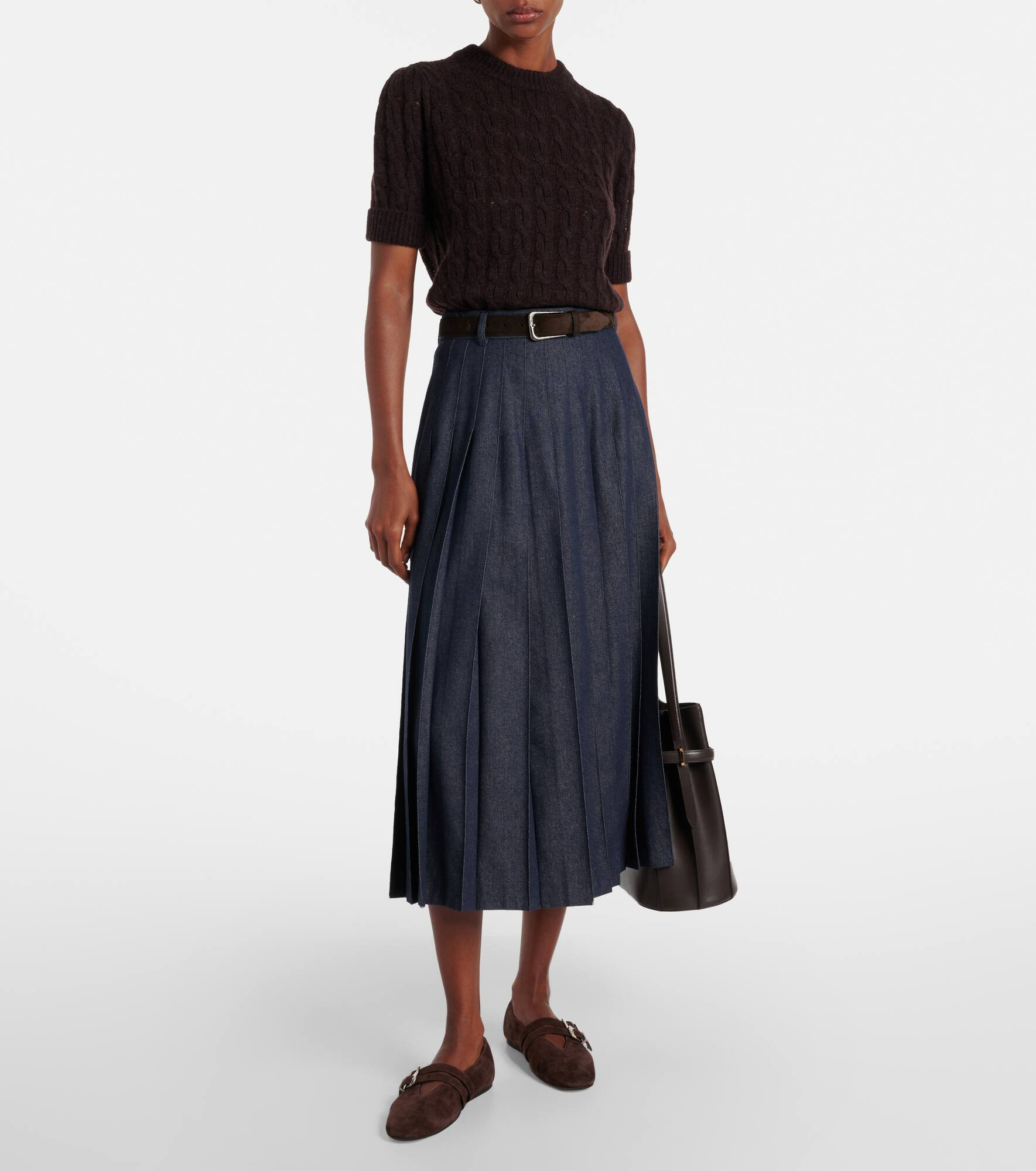 Sheer Softness cable-knit sweater - 2