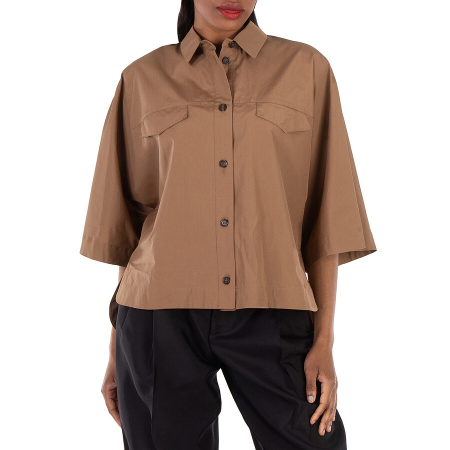 Max Mara Paprica Washed Cotton Shirt - 1