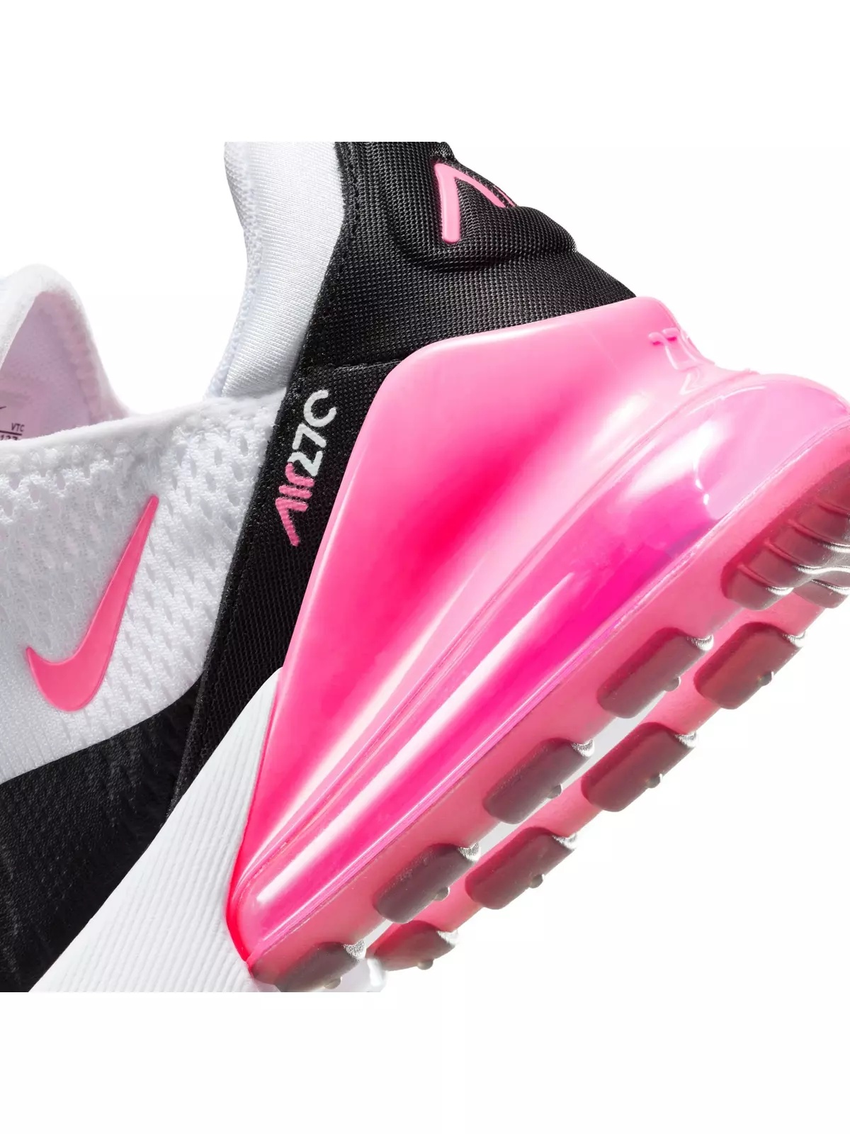 Air Max 270 "White/Hyper Pink/Black" Women's Shoe - 11