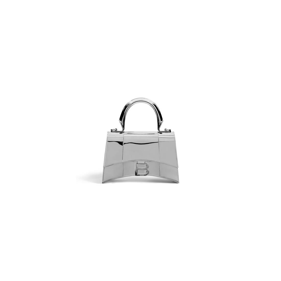 Women's Hourglass Metal Xs Handbag  in Silver - 1