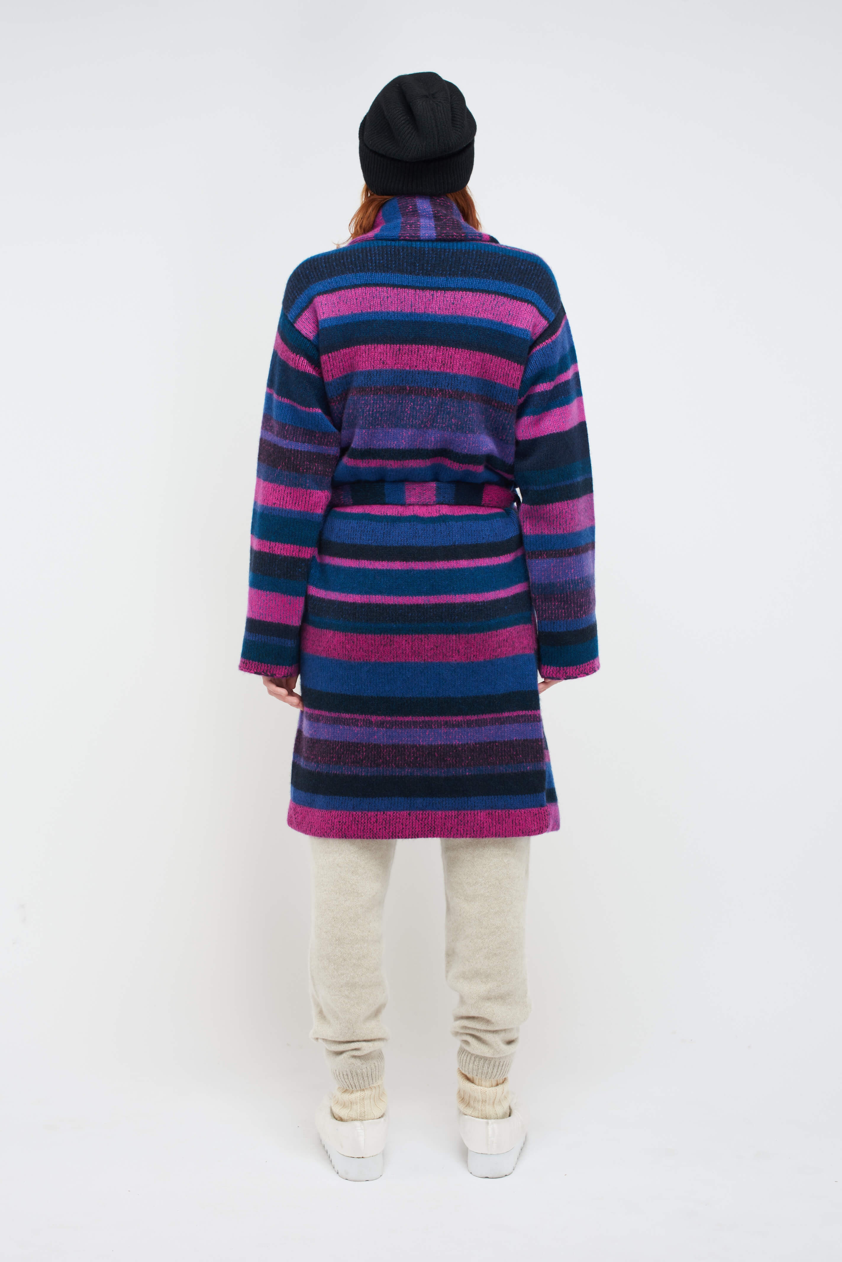 STRIPE SUPER SOFT ROBE - 4