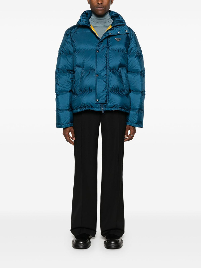 Prada Re-Nylon cropped down jacket outlook