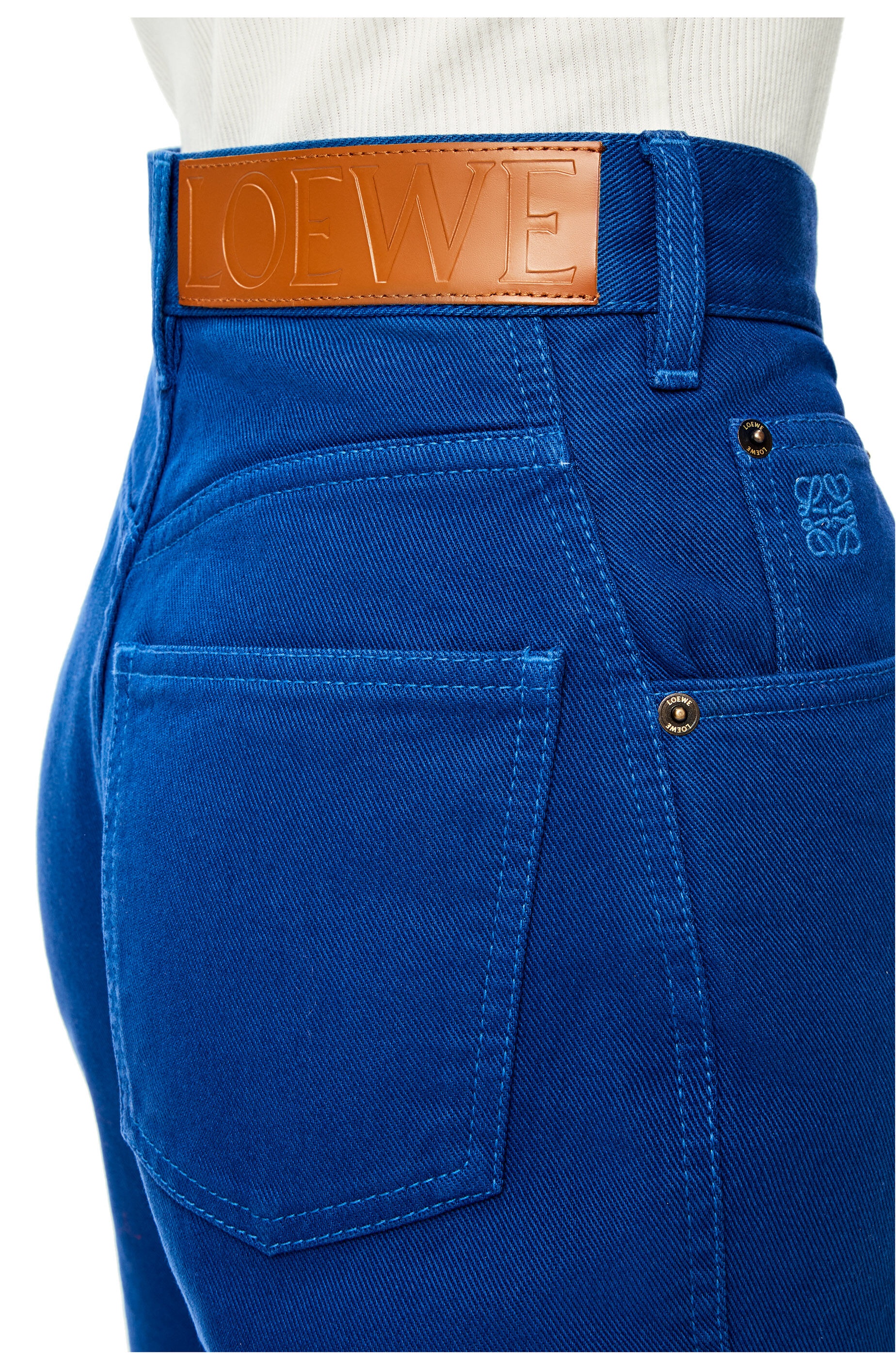 Twisted jeans in denim - 5