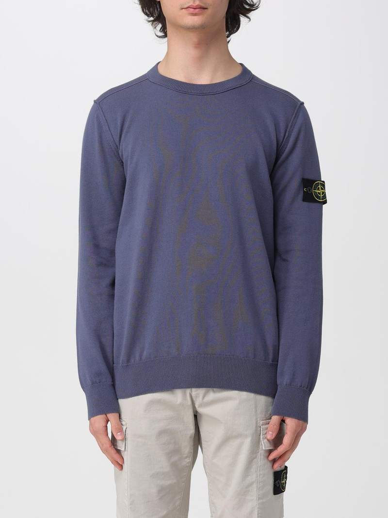 STONE ISLAND Sweater Men color Blue 1