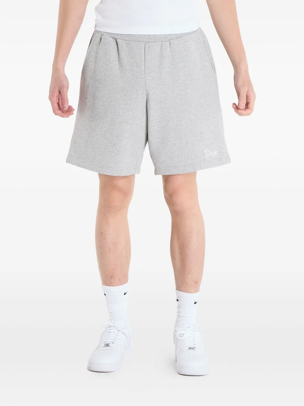 logo-embroidered shorts - 1