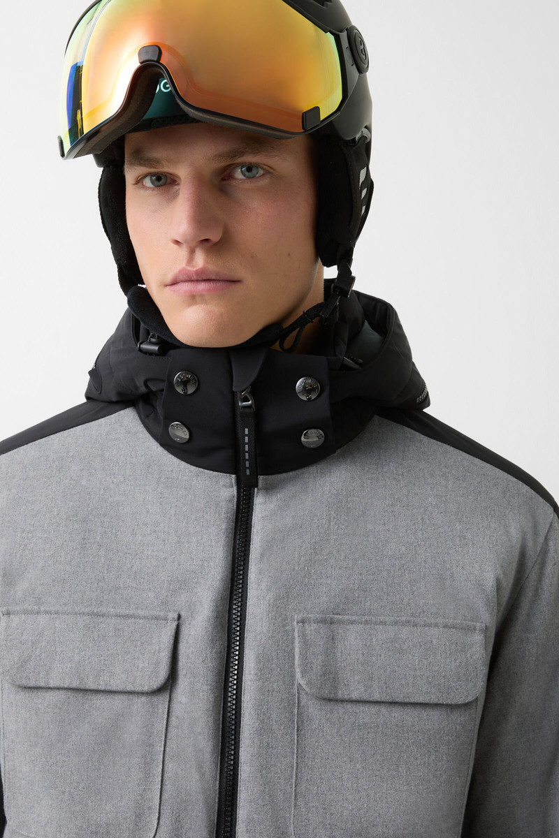 Cobeyn down ski jacket in Gray/black 5