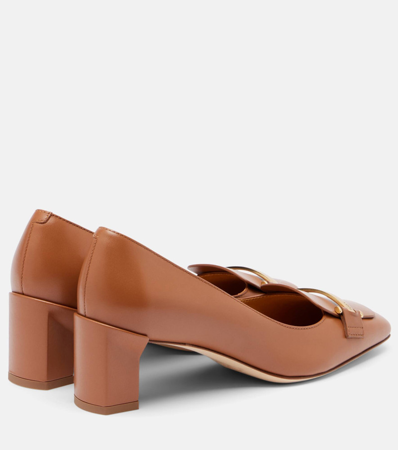 Tod's Barretta 50 leather pumps outlook