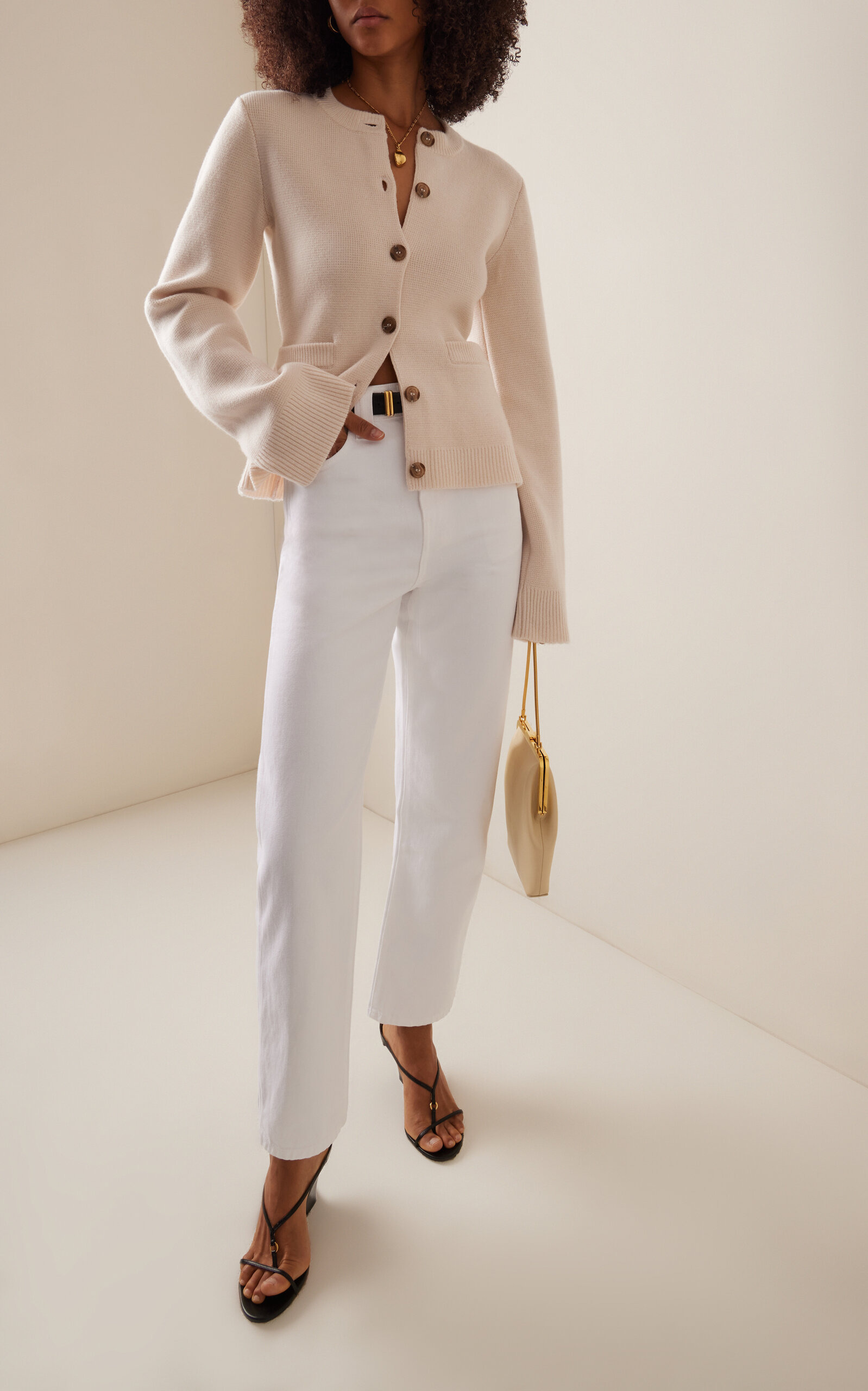 Cooper Wool And Cashmere-Blend Cardigan ivory - 2