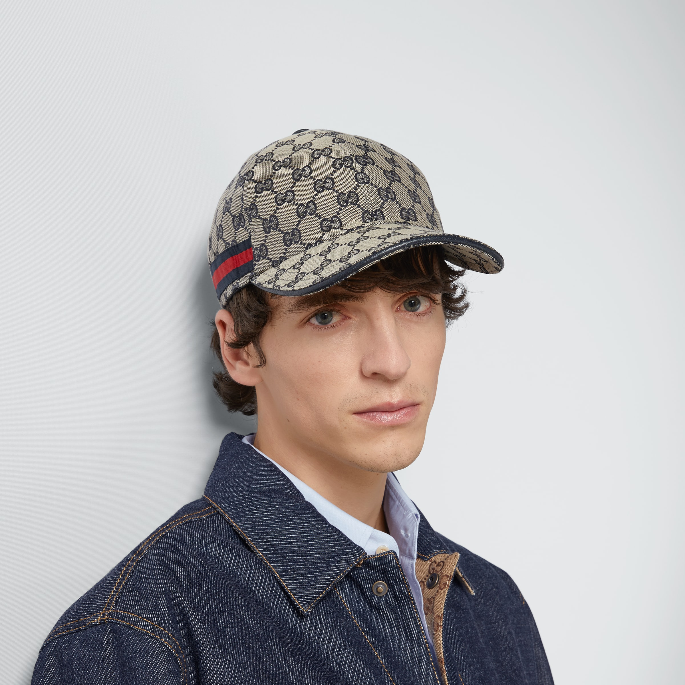 Original GG canvas baseball hat with Web - 3