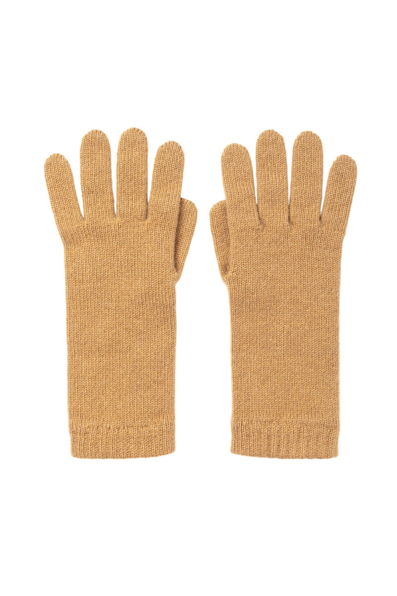 Women's Cashmere Camel Gloves 1