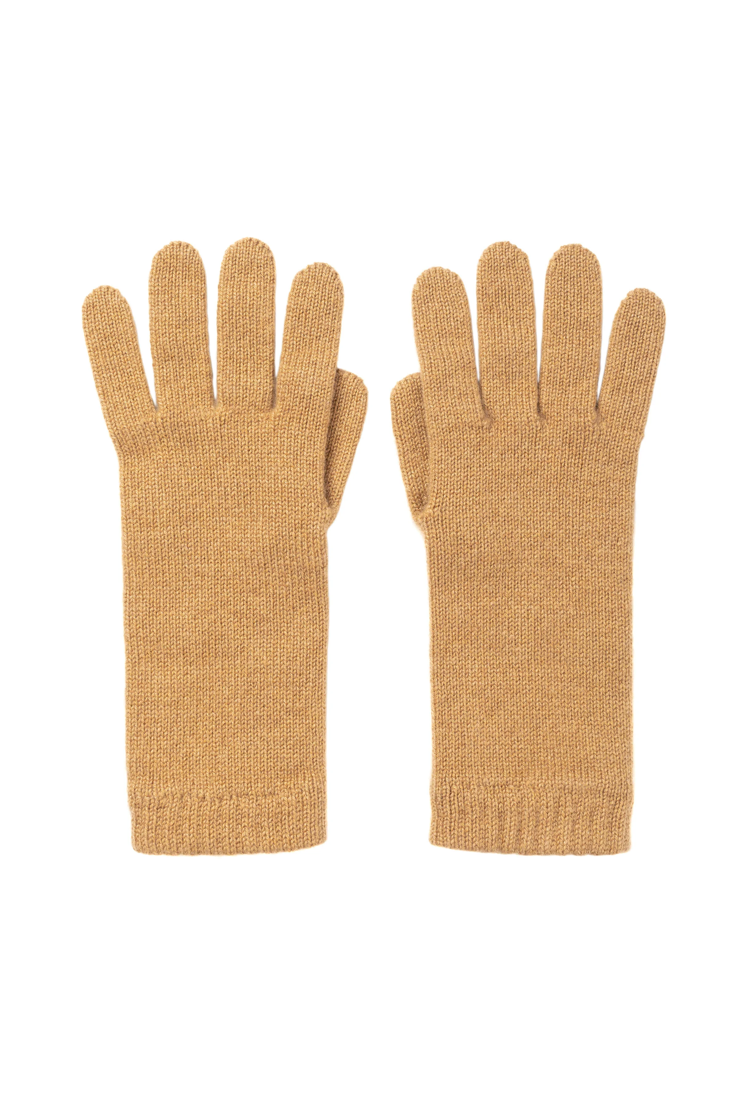 Women's Cashmere Camel Gloves - 1