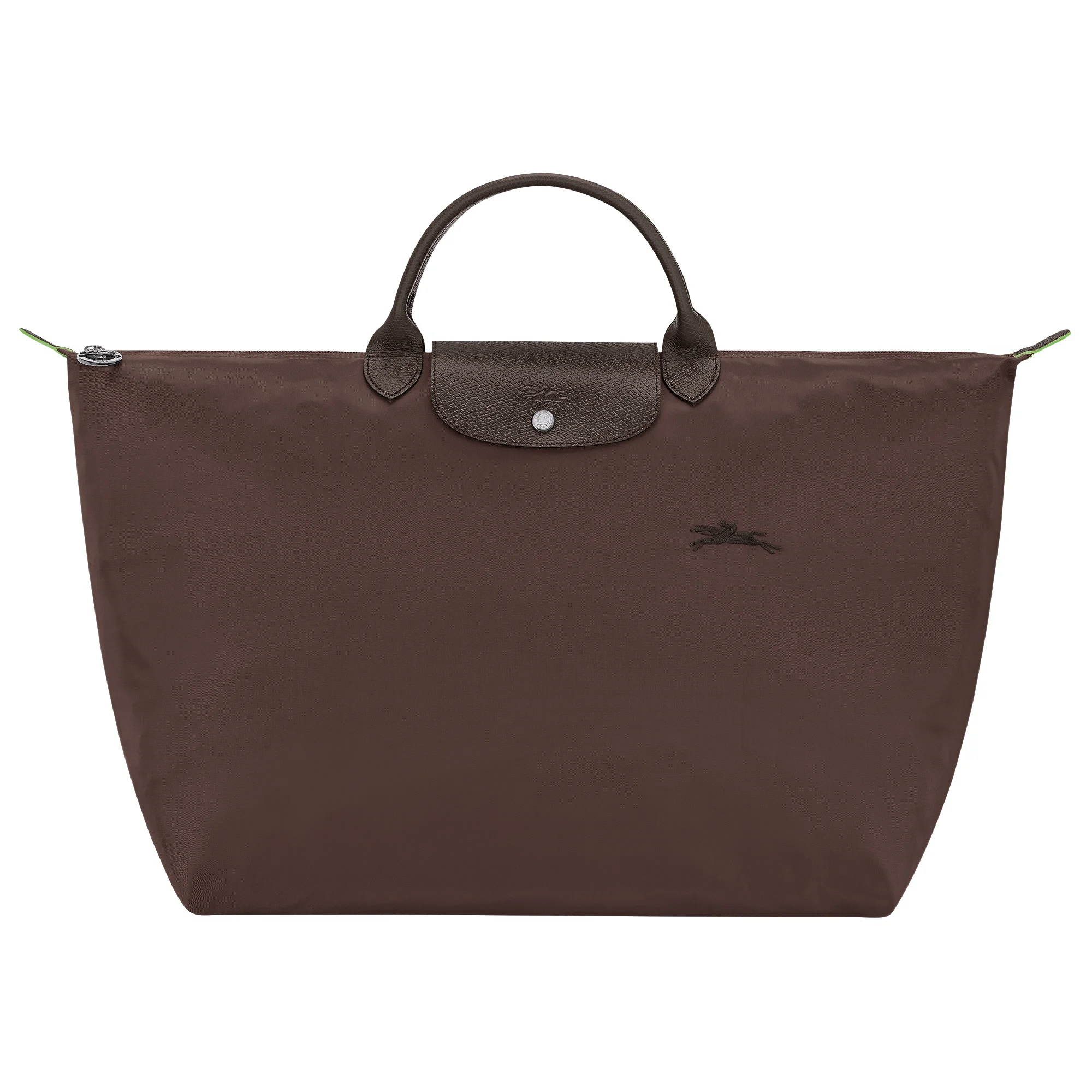 Le Pliage Green L Travel bag Mocha - Recycled canvas - 1