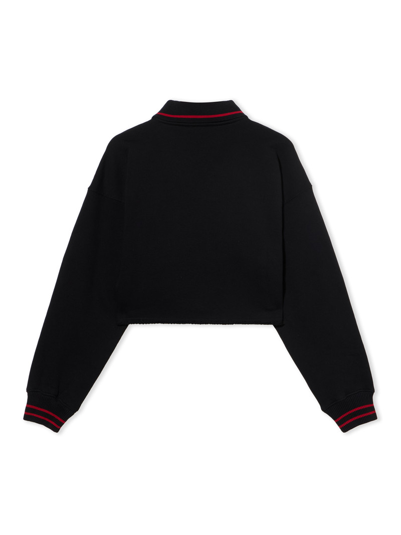 Off-White Sporty Crop Polo Logo Sweatshirt outlook