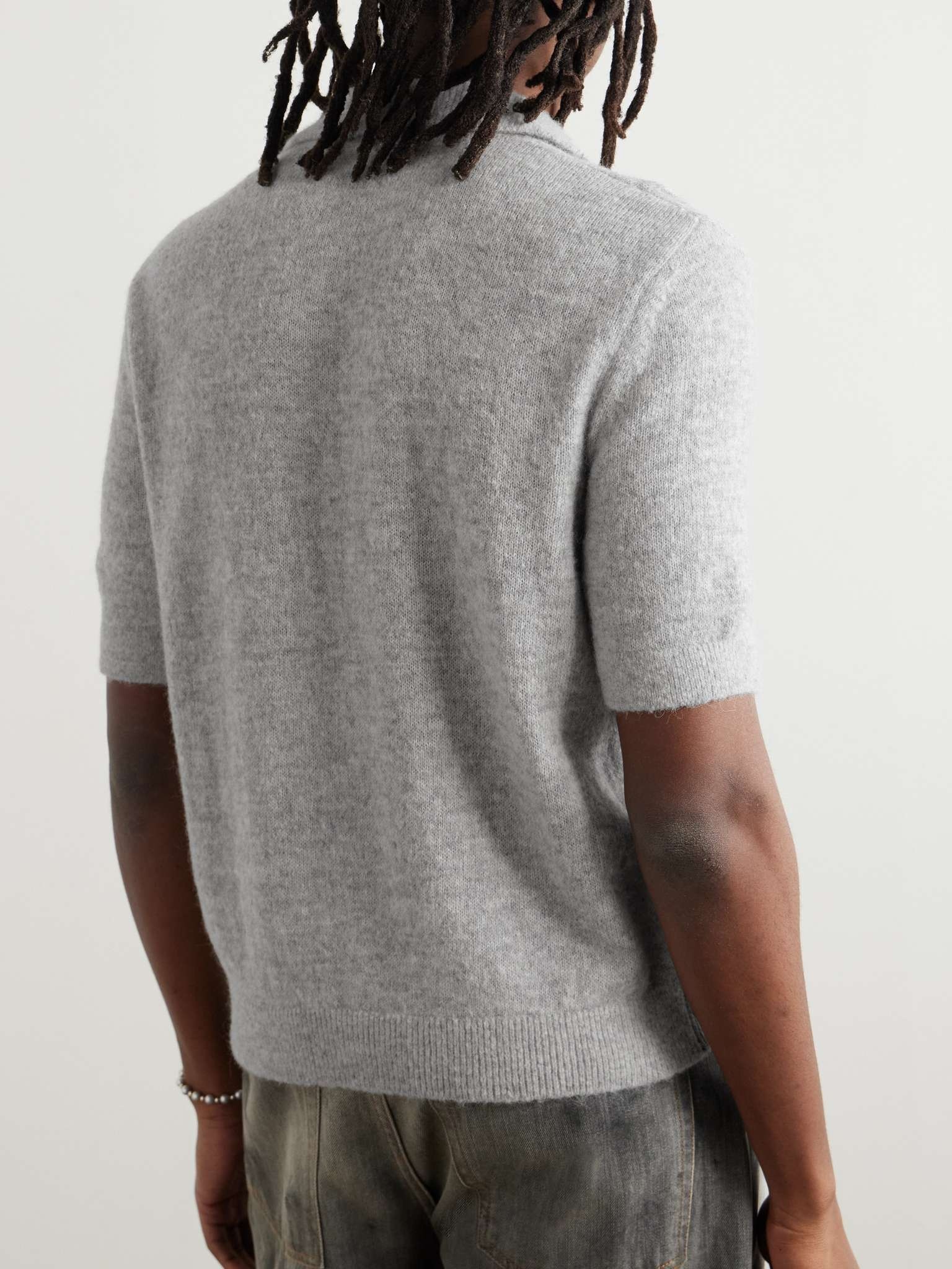 Slim-Fit Alpaca-Blend Polo Shirt - 3