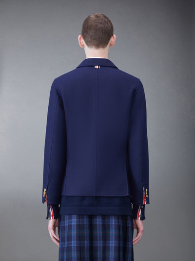 Thom Browne Double Faced Melton Sport Coat outlook