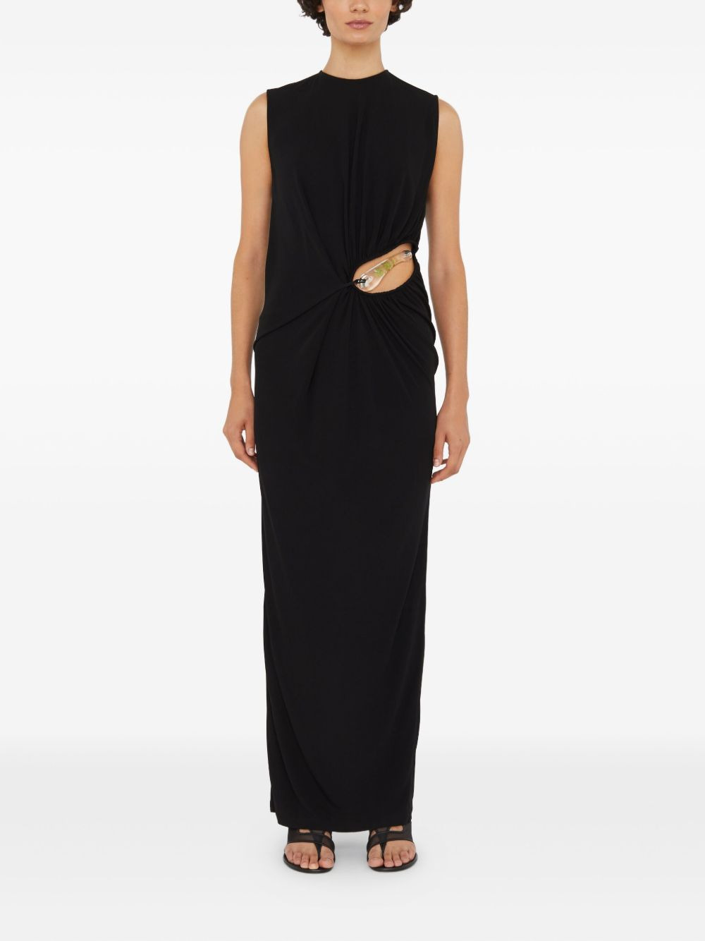 twist-detail cut-out maxi dress - 2