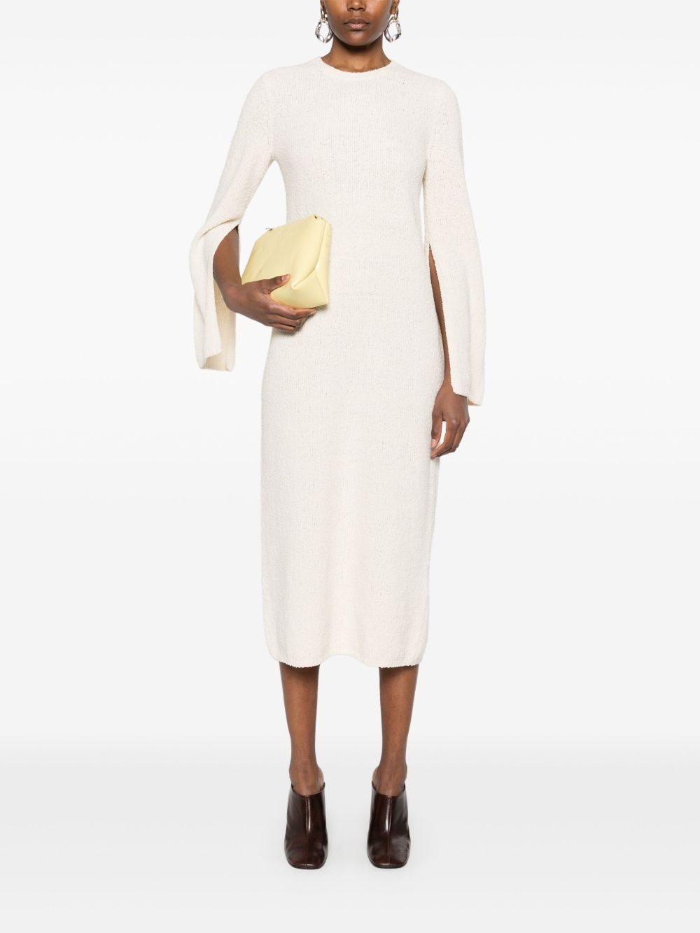 bouclé midi dress - 2