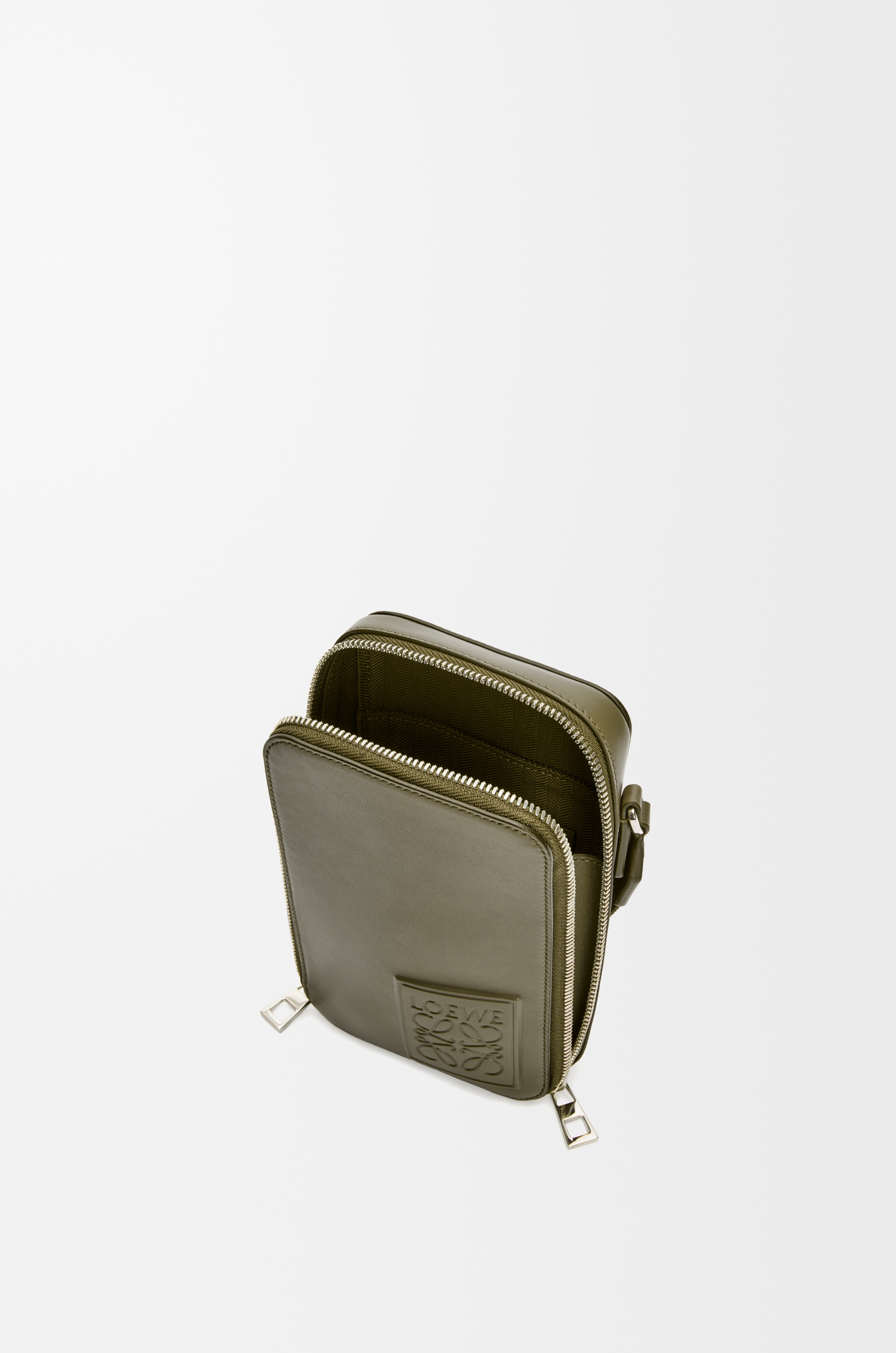 Vertical Crossbody Pocket in satin calfskin - 5