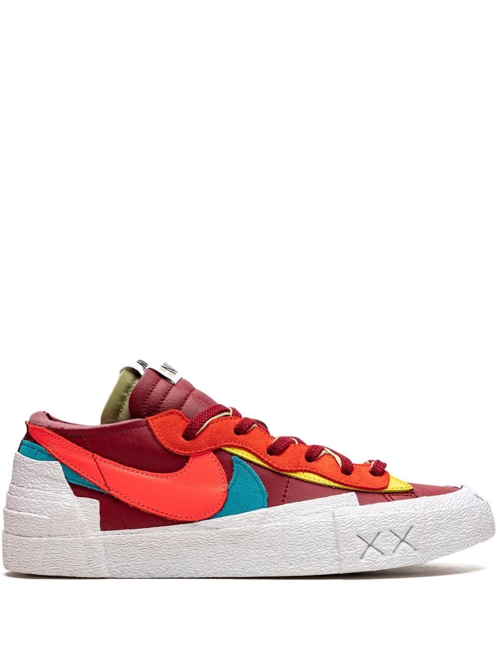 x Kaws x Sacai Blazer Low sneakers "Red" - 1