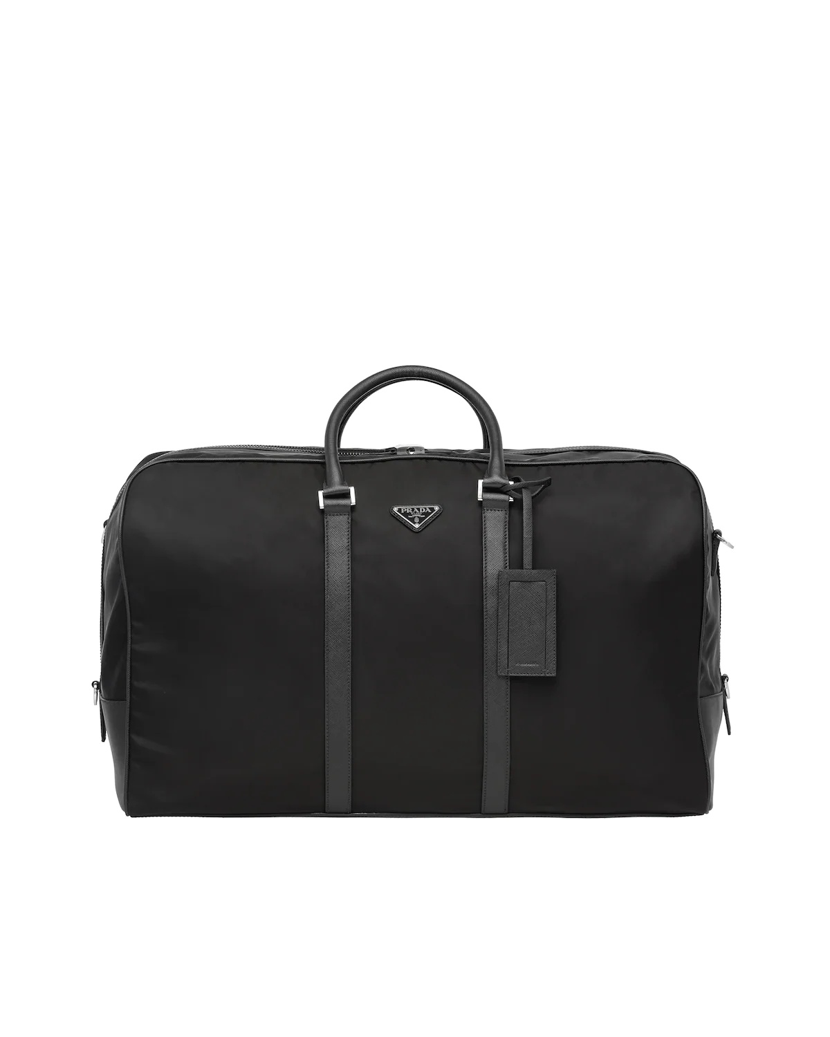 Re-Nylon and Saffiano leather duffle bag - 1