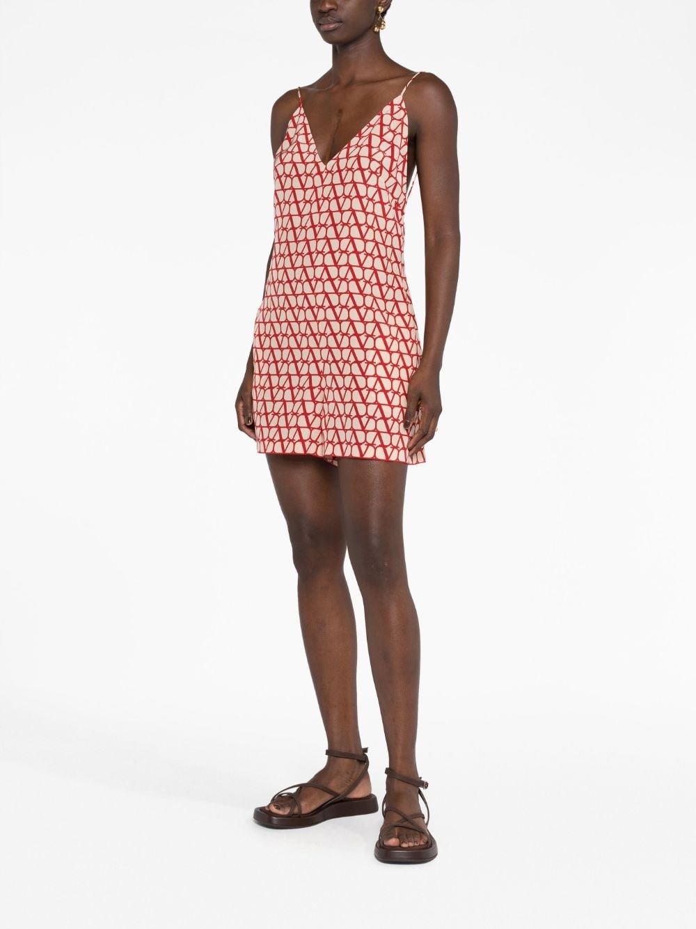Toile Iconographe open-back playsuit - 4