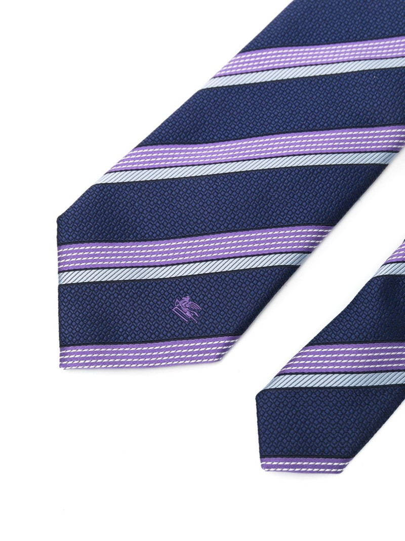 Etro jacquard tie outlook
