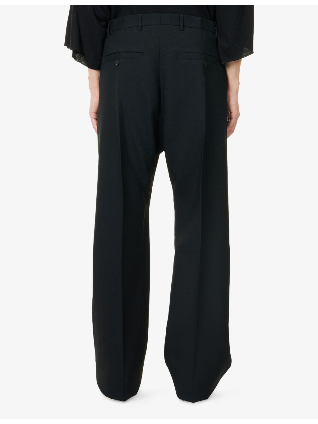 Geth Tailored Straight-Leg Wool Trousers - 4