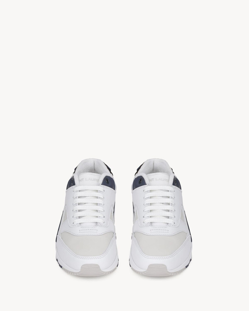 SAINT LAURENT BUMP SNEAKERS IN SMOOTH LEATHER outlook