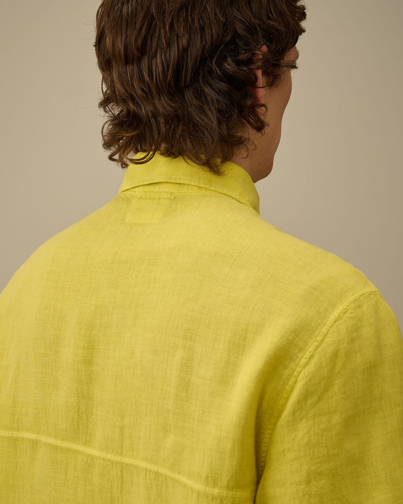 Linen Boxy Short Sleeve Shirt 6