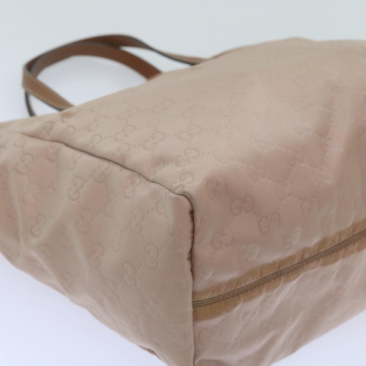 GUCCI GG Canvas Tote Bag Beige - 16