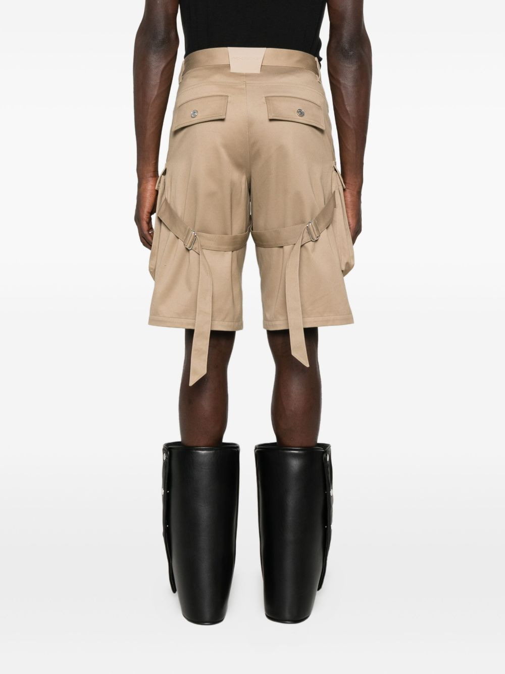 cotton cargo shorts - 4