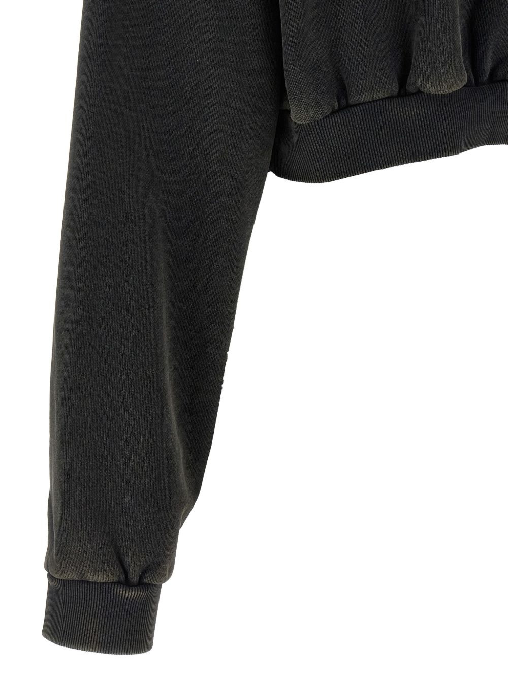elastic-waistband hoodie - 4