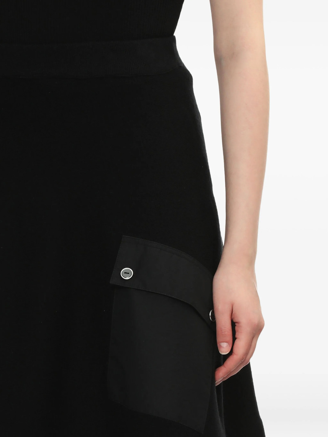 Utility Skirt With Poplin Combo - 5
