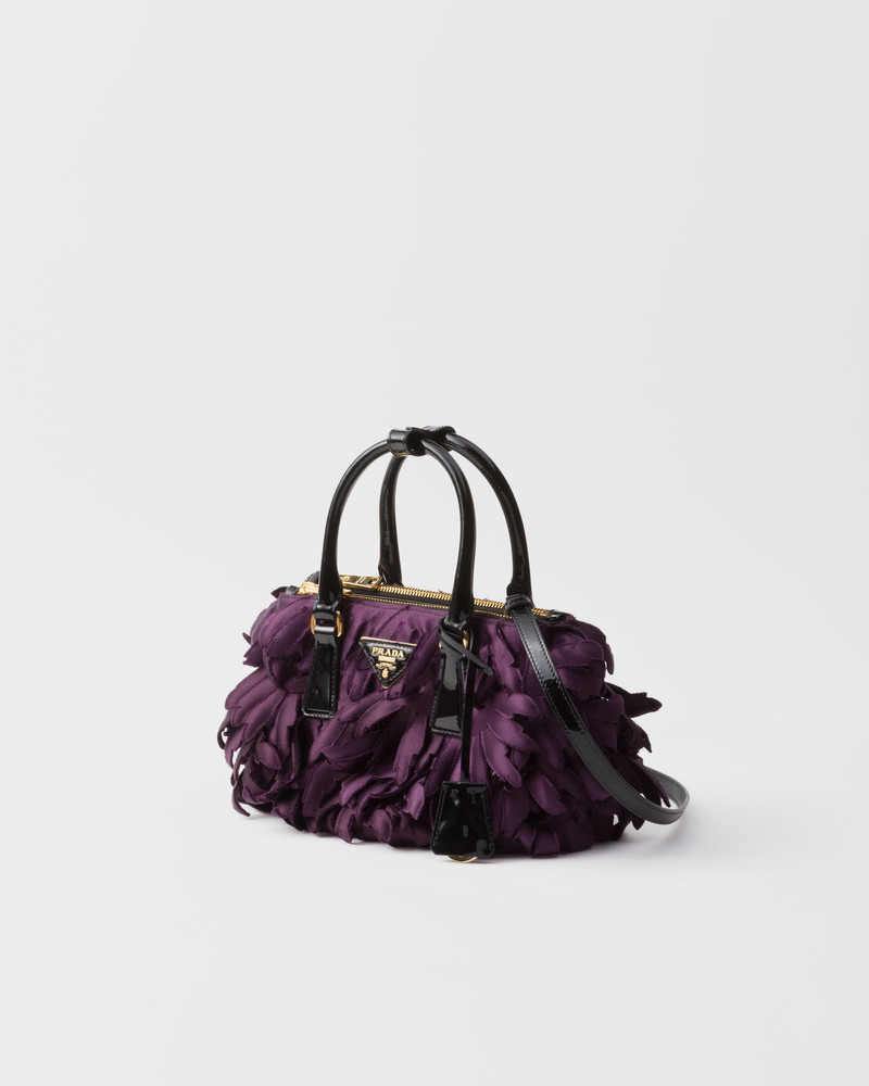 Prada Satin and patent leather Prada Galleria mini-bag outlook
