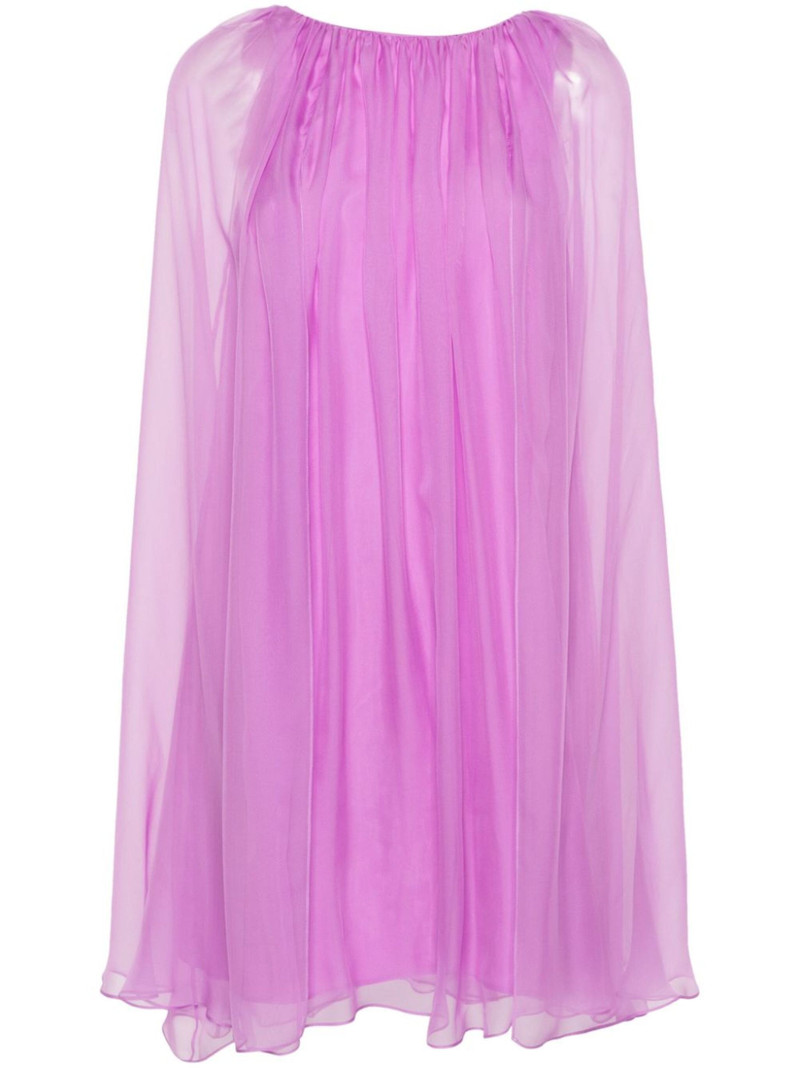 Footing chiffon mini dress 1