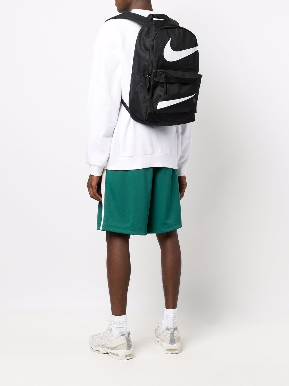 swoosh logo-print backpack - 2