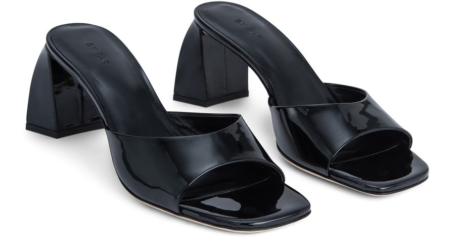 Romy Patent Leather Mules - 2