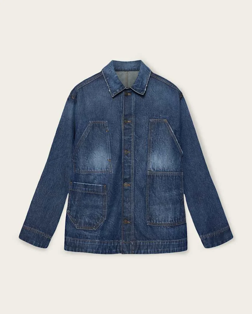 MUKESH RELAXED FIT DENIM JACKET - 1