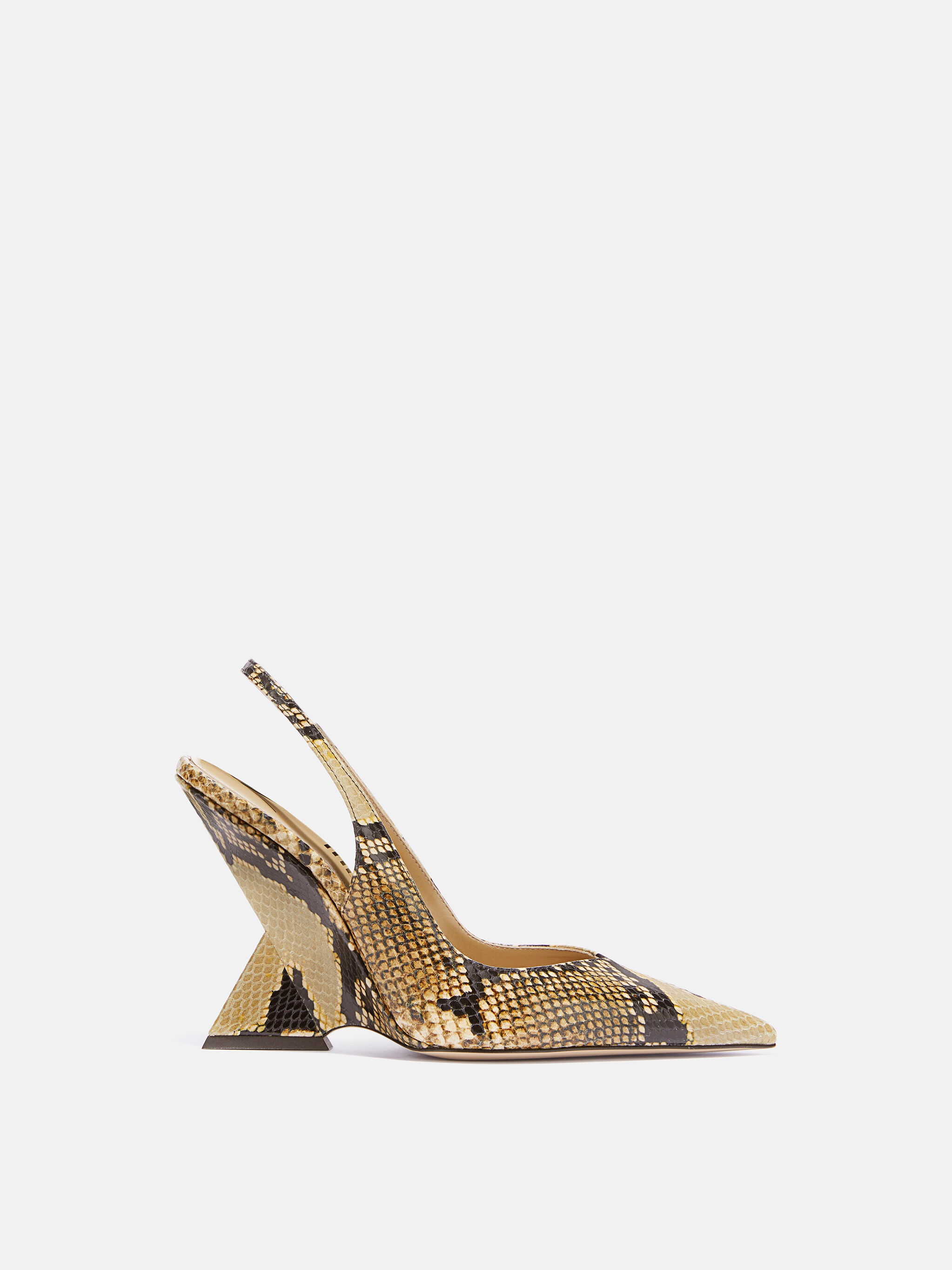 ''CHEOPE'' SAND AND BLACK SLINGBACK - 1