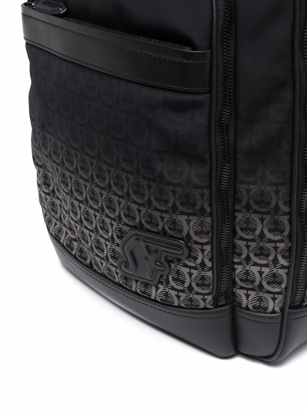 embossed-logo backpack - 4