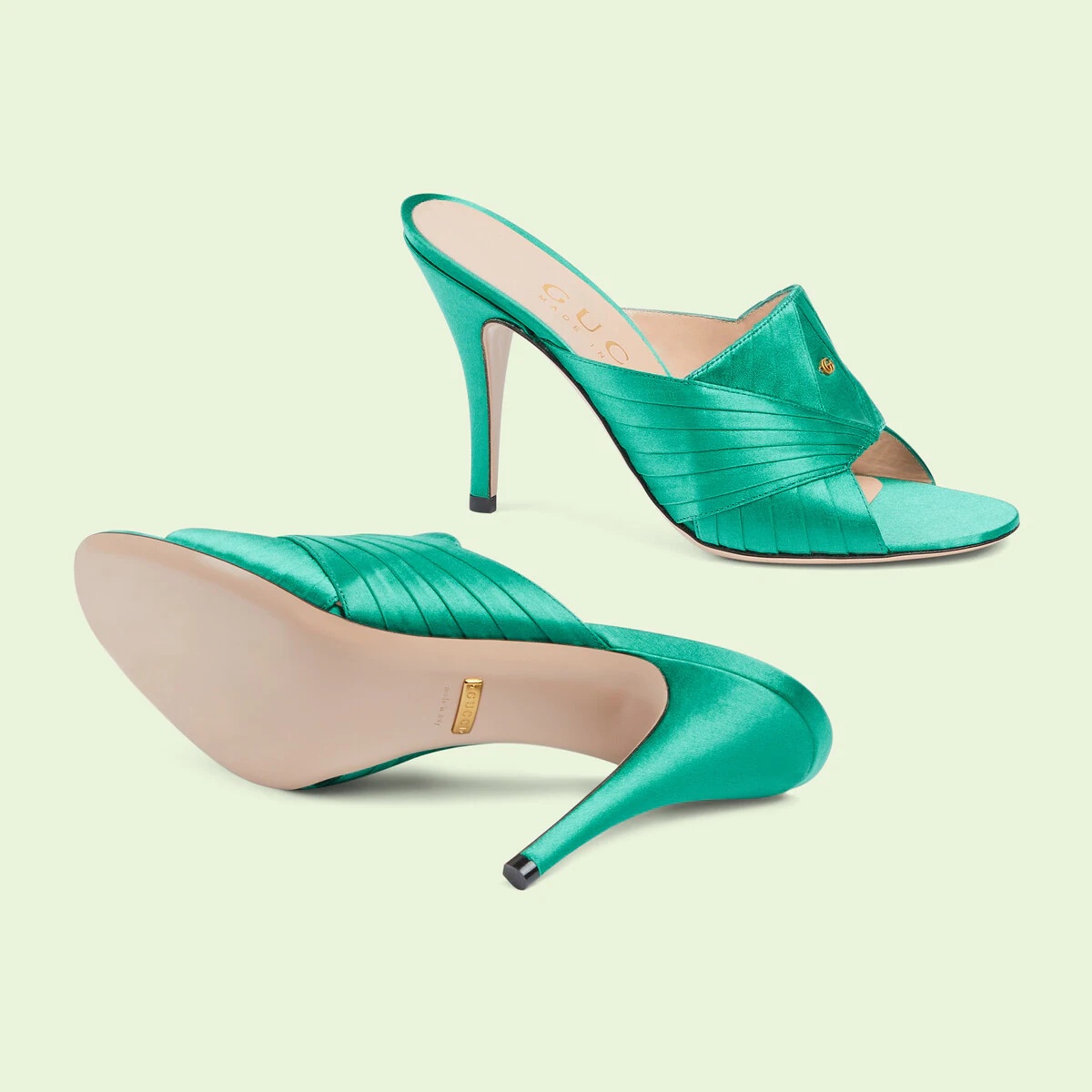 Women's heeled slide sandal - 6