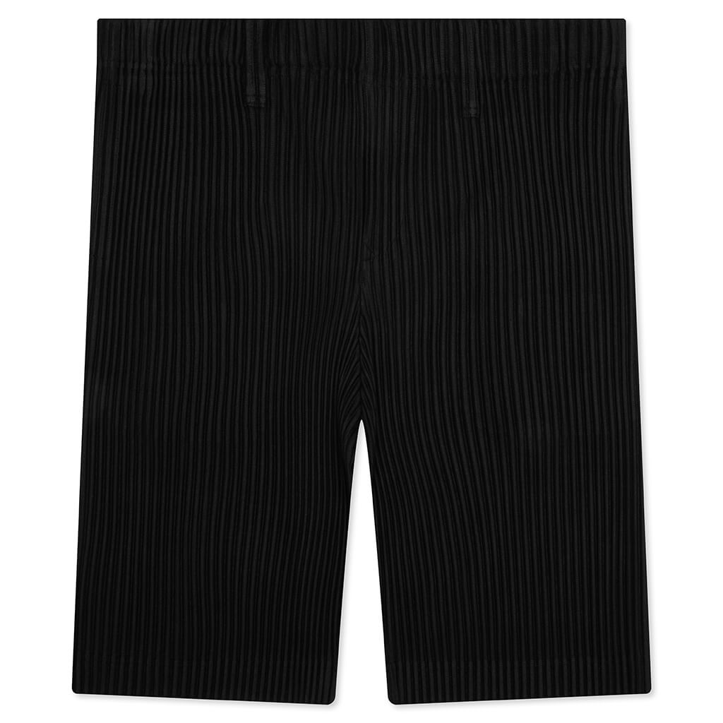 TAILORED PLEATS 2 SHORTS - BLACK - 1