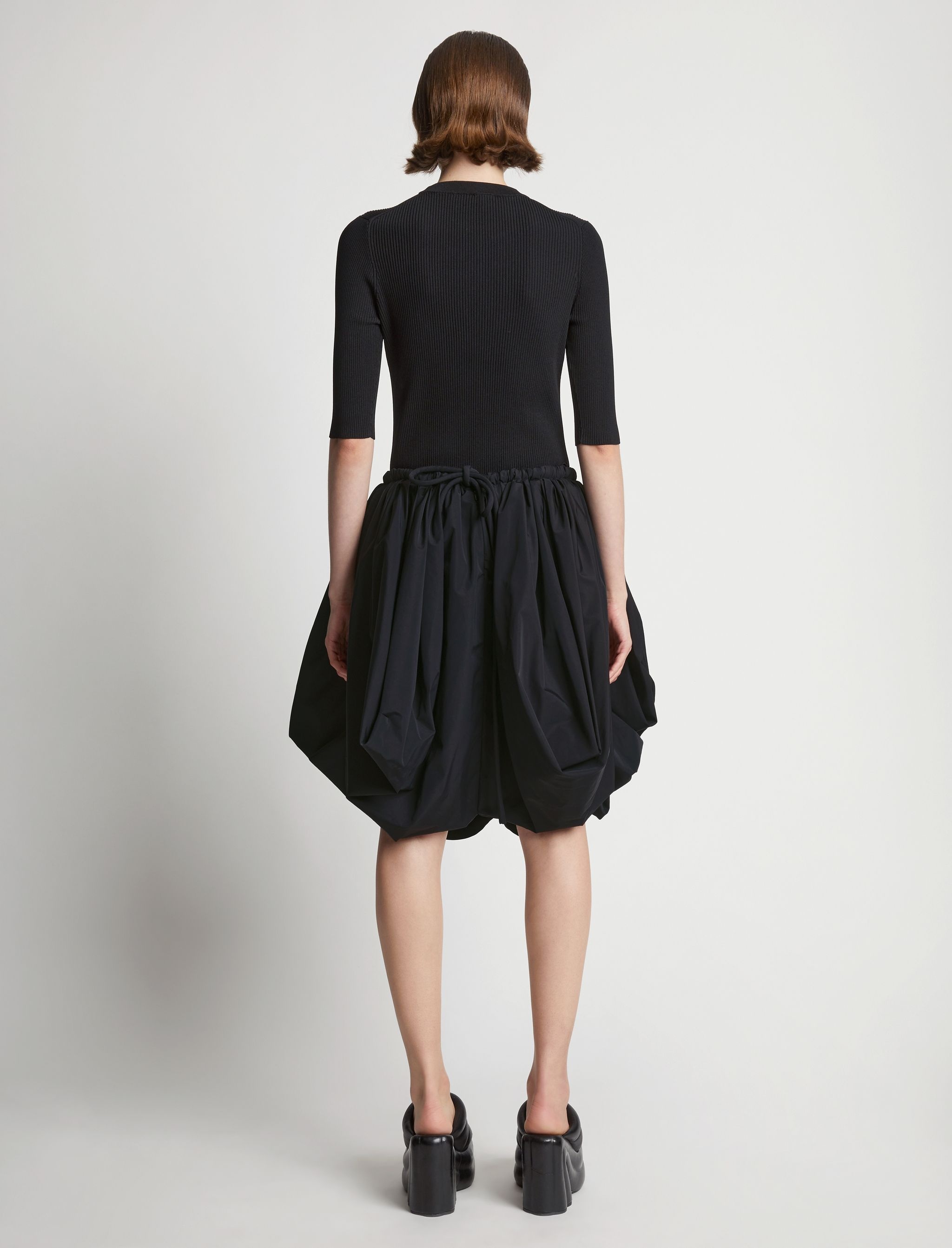 Technical Cotton Voluminous Skirt - 4