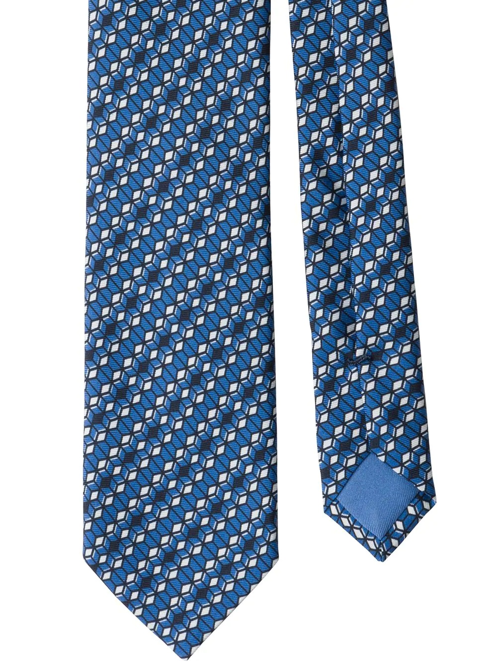 geometric pattern tie - 1